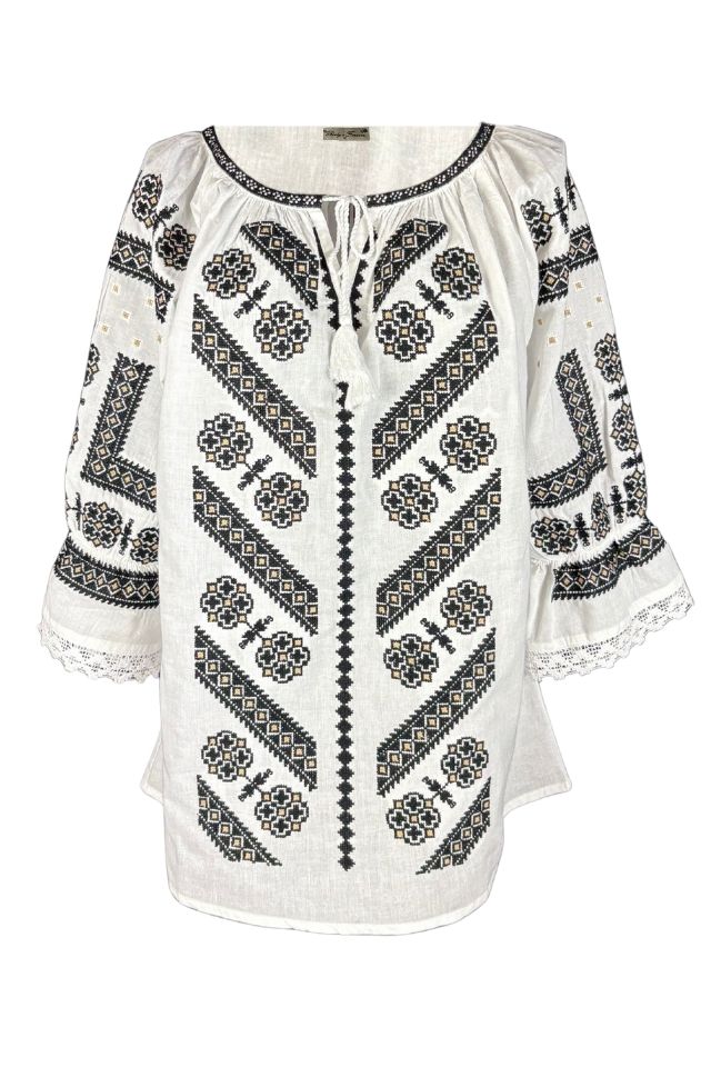 Bluza dama O25 alb/crem