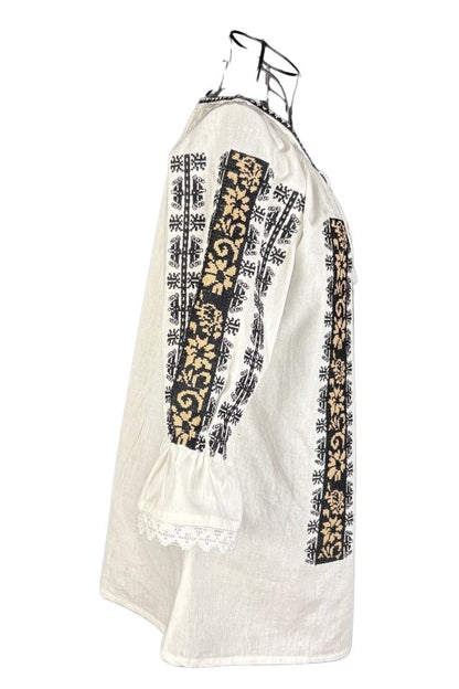 Bluza dama tip ie R256  alb/crem