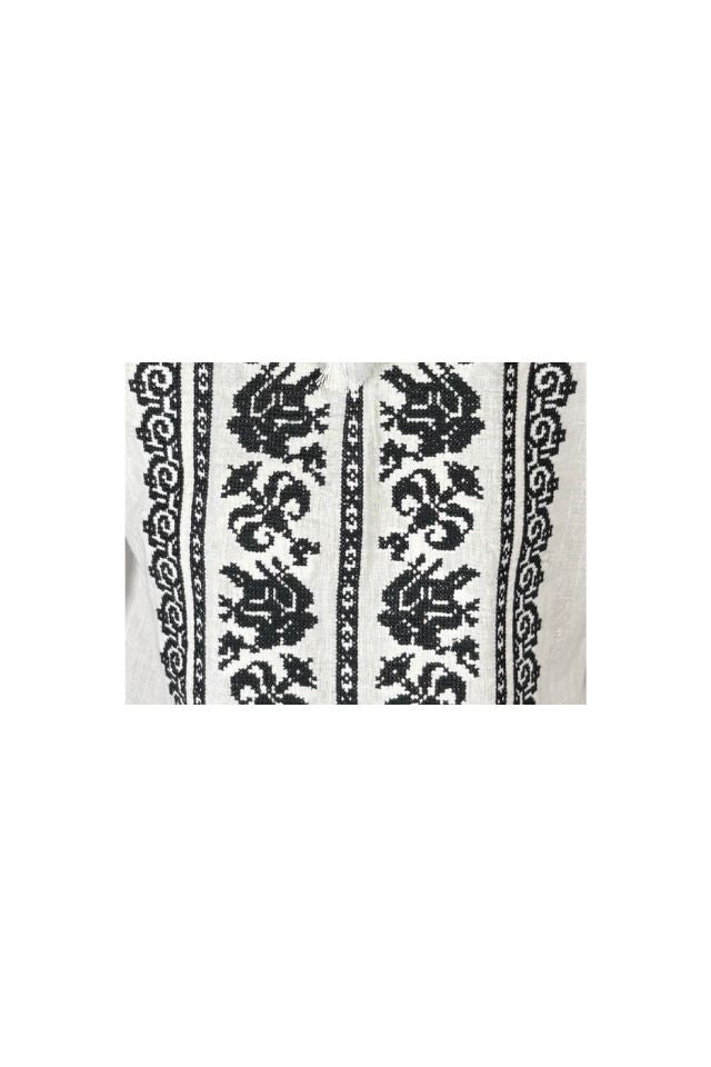 Bluza dama O25 alb crystal/negru