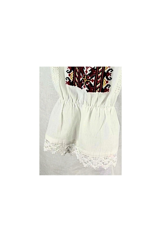 Bluza dama O26F alb/rosu
