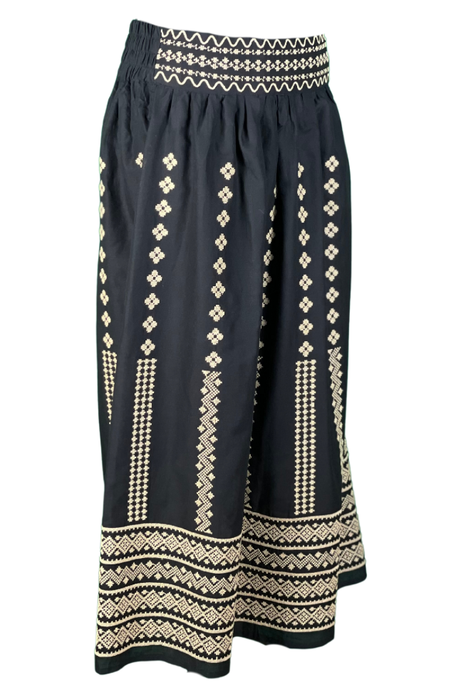 Fusta dama R24F, negru/bej