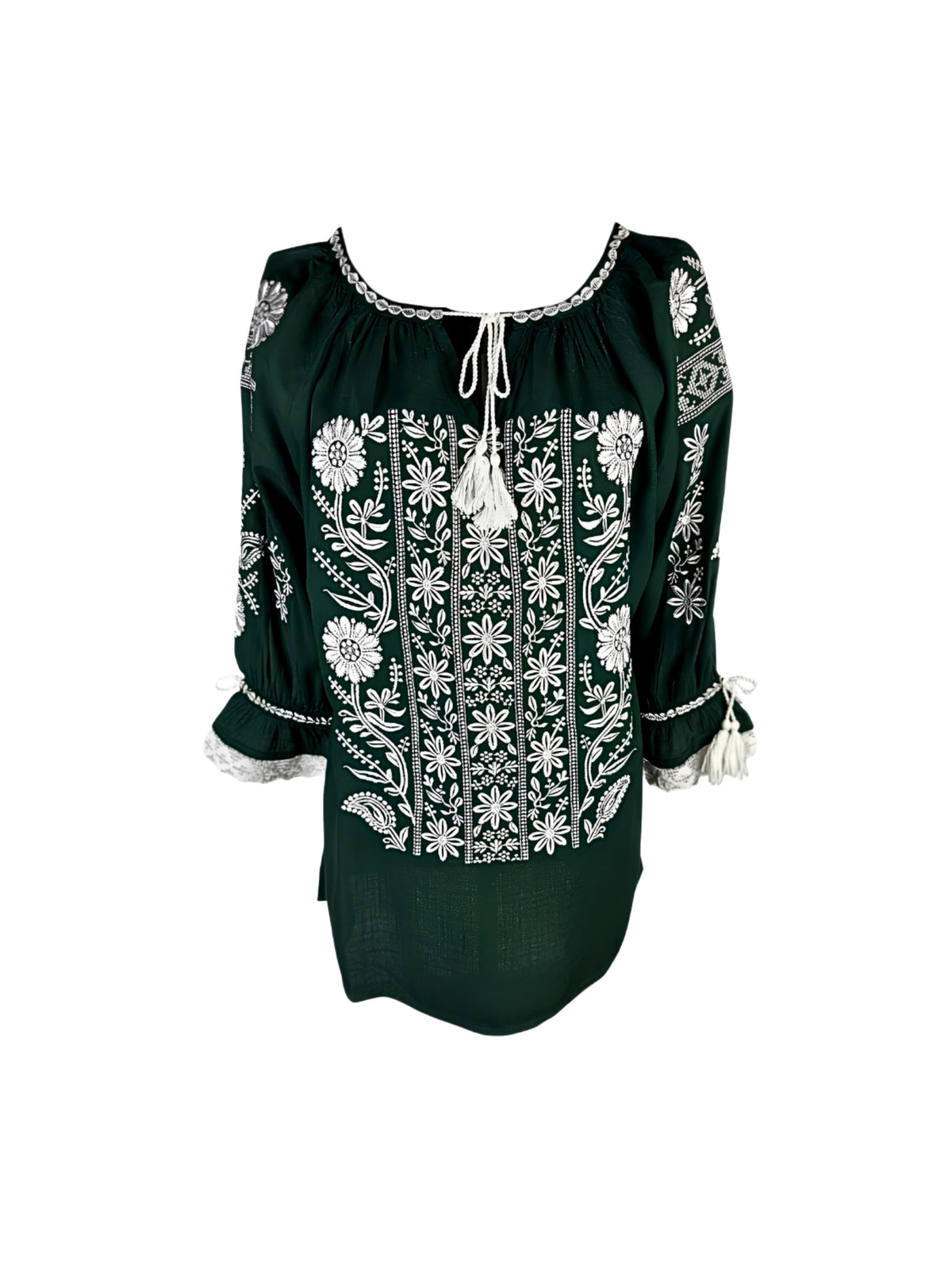 Bluza dama IL26 verde/alb