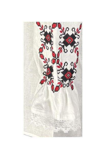 Bluza dama M26 alb/rosu