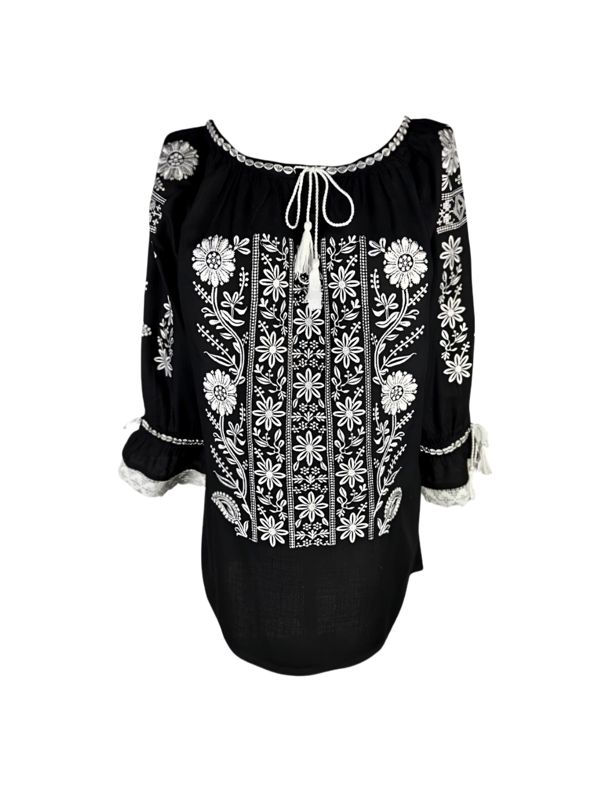 Bluza dama IL26 negru/alb