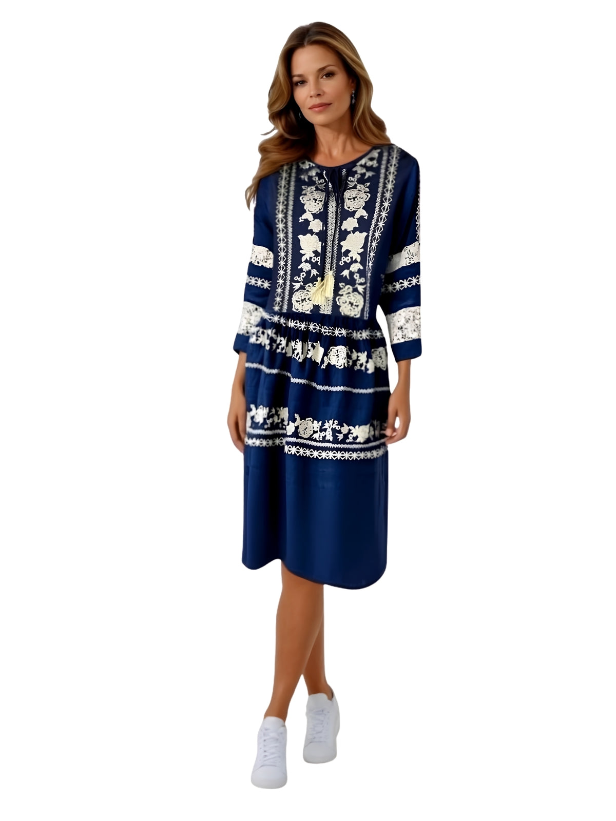 Rochie dama casual RL25 albastru