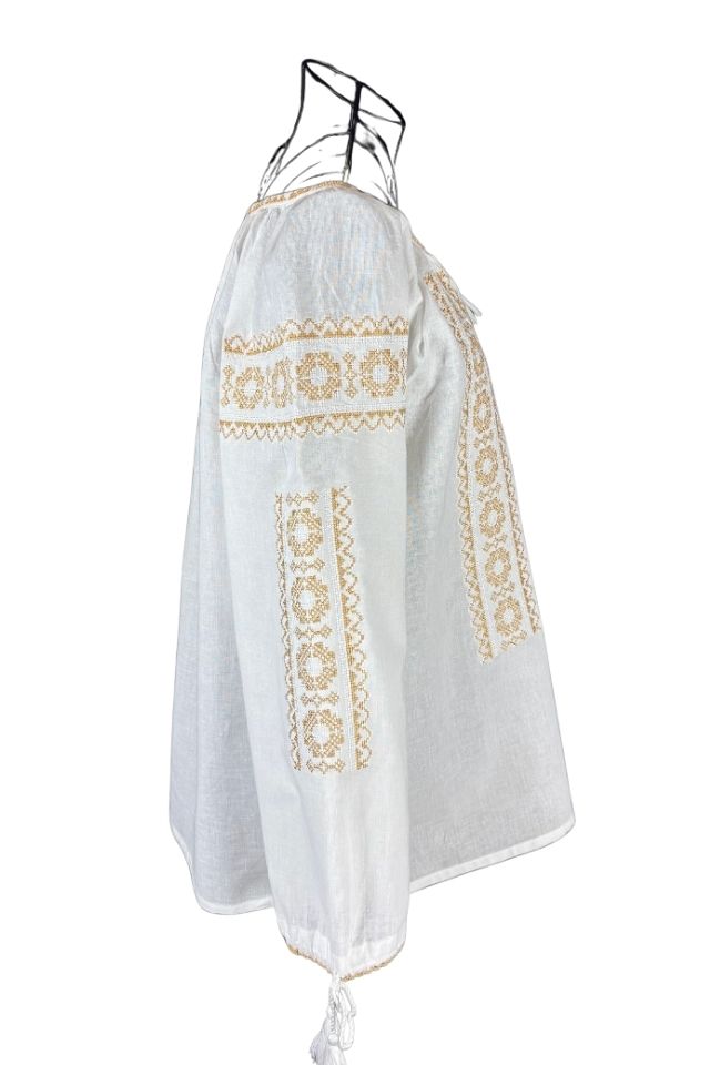 Bluza dama tip ie I26 alb/crem