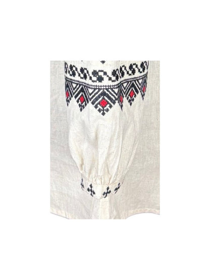 Bluza dama A26 bej/rosu