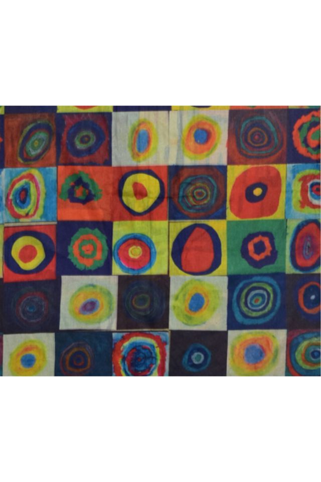 Fular tip esarfa pictata multicolor 1 , Dacali, casmir, 02 galben/oranj