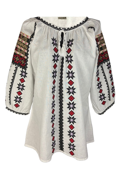 Bluza dama 2IU26 alb/mov