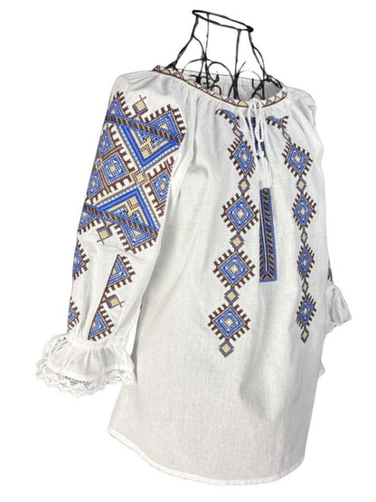 Bluza dama M26 alb/maro