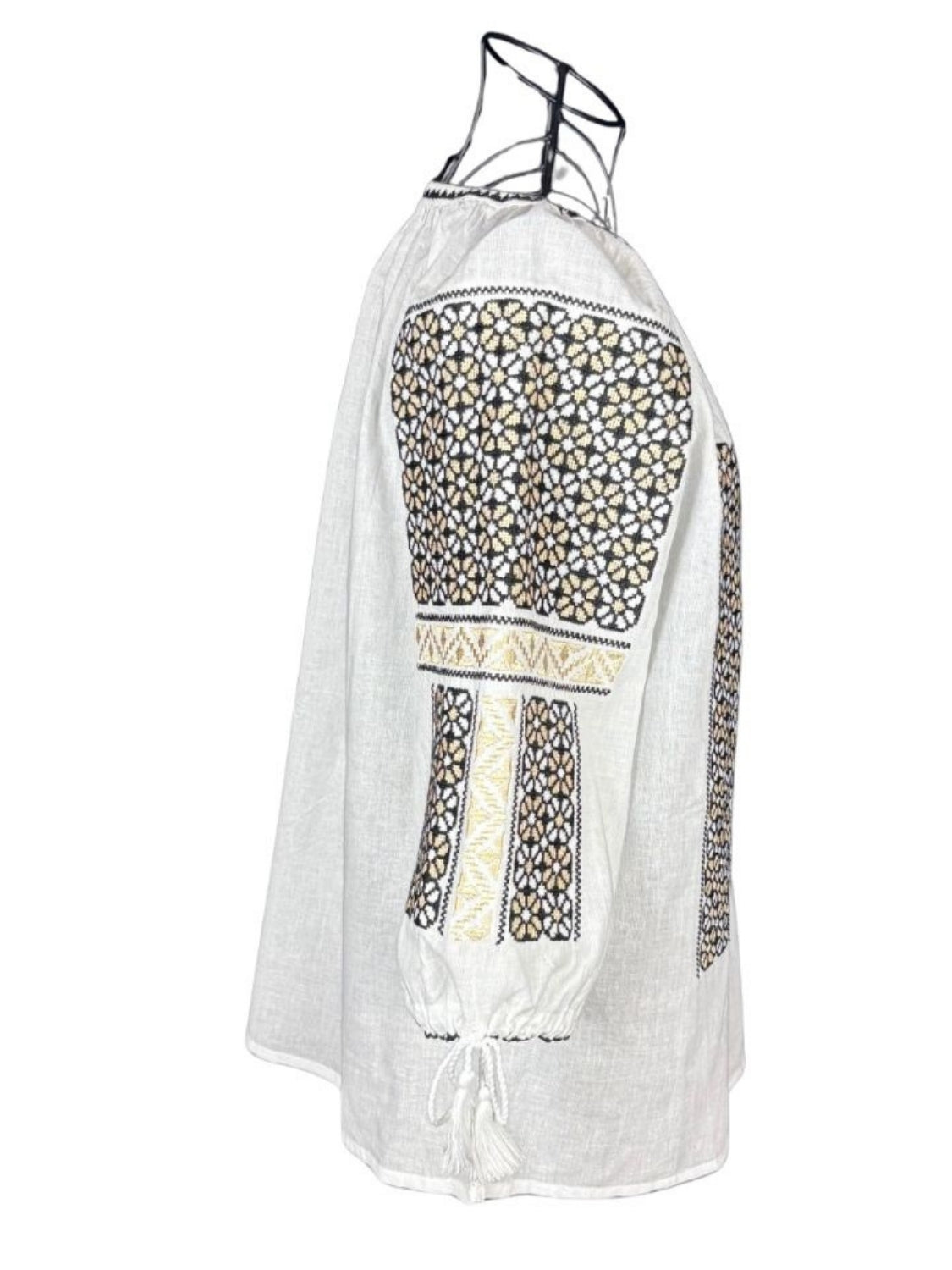 Bluza dama A26 alb/bej