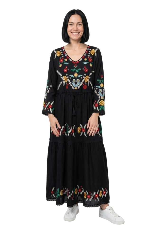 Rochie dama casual A26 negru