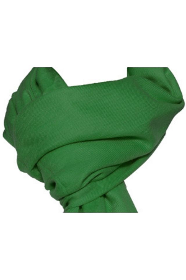 Esarfa tip sal din casmir, verde