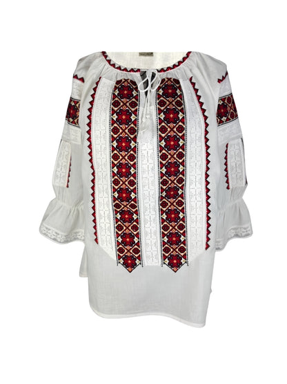 Bluza dama 2IU26 alb/bej