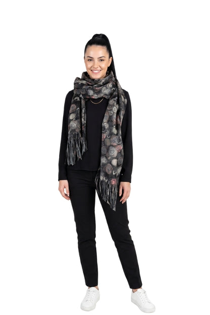 Fular dama tip casmir SEC negru