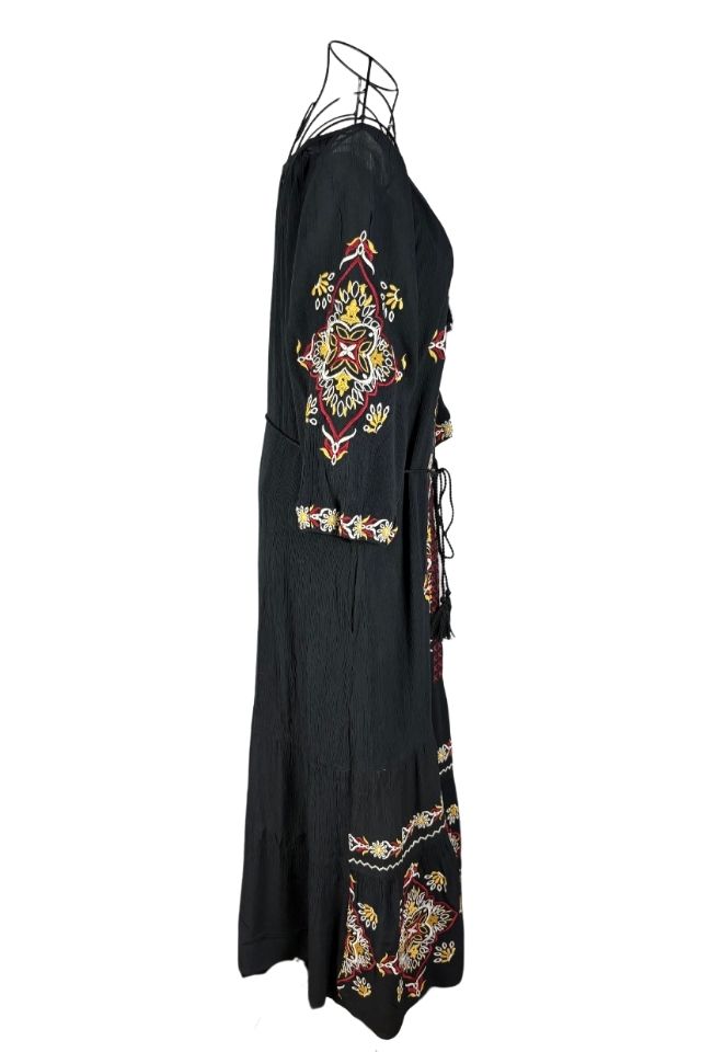 Rochie dama casual RL25 negru/galben