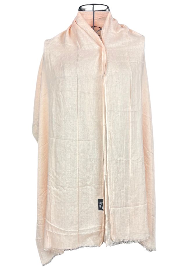 Esarfa dama uni 25VM, roz pastel 180 x 95 cm