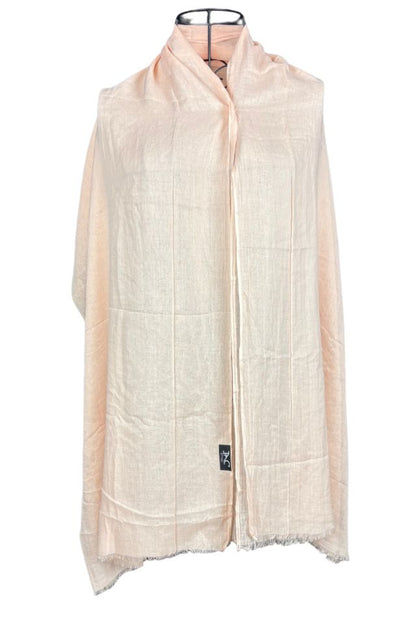 Esarfa dama uni 25VM, roz pastel 180 x 95 cm