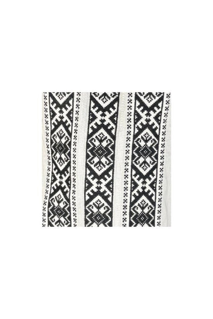 Bluza dama tip ie 257 alb/negru mahon