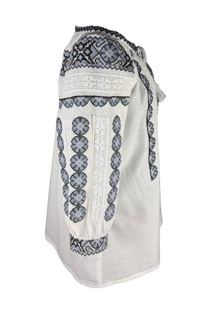 Bluza dama SE26F alb/gri