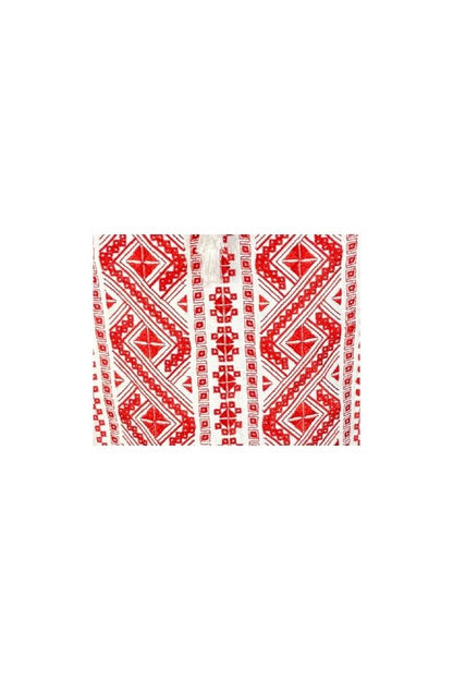 Bluza dama RS25 alb pur/rosu