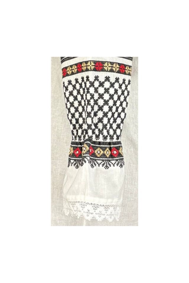 Bluza dama tip ie D24 alb optic/negru