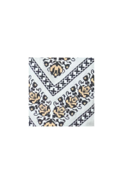 Bluza dama tip ie D24, alb/maro