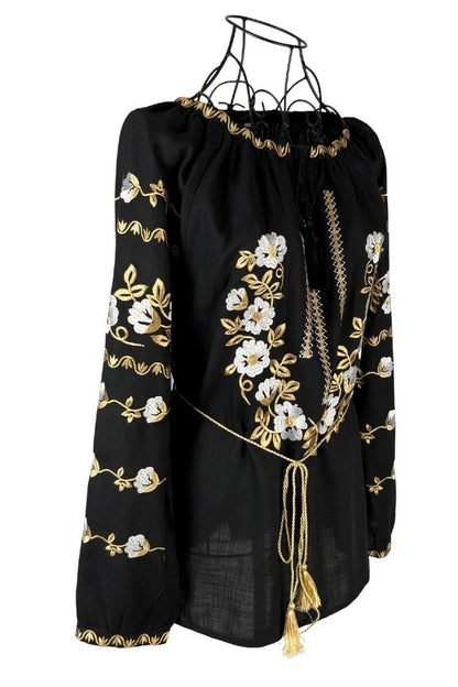 Bluza dama tip ie I26 negru/alb