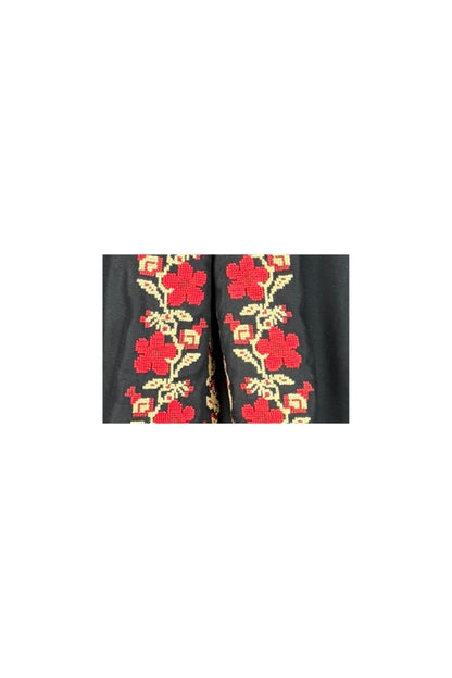 Bluza dama 2IU26 negru/rosu