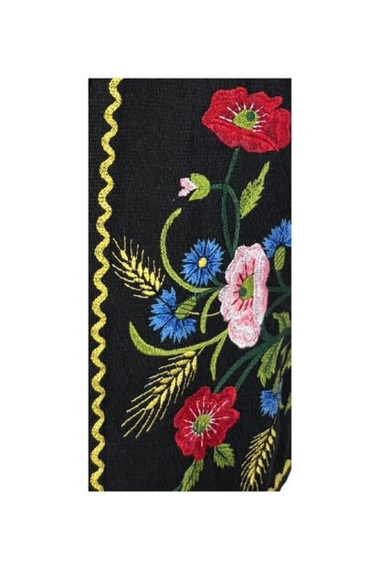 Vesta fete VF negru/rosu
