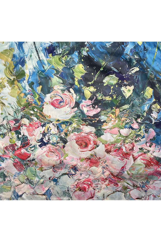 Esarfa patrata NR dama, Dacali, roz, 70x70 cm