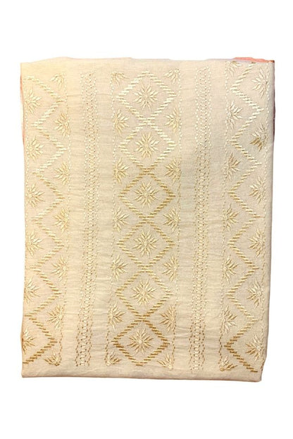 Esarfa tip marama traditionala, bej, 180 x 53 cm