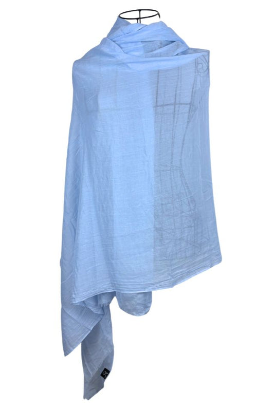 Esarfa dama uni 25VM, blue sea 180 x 95 cm