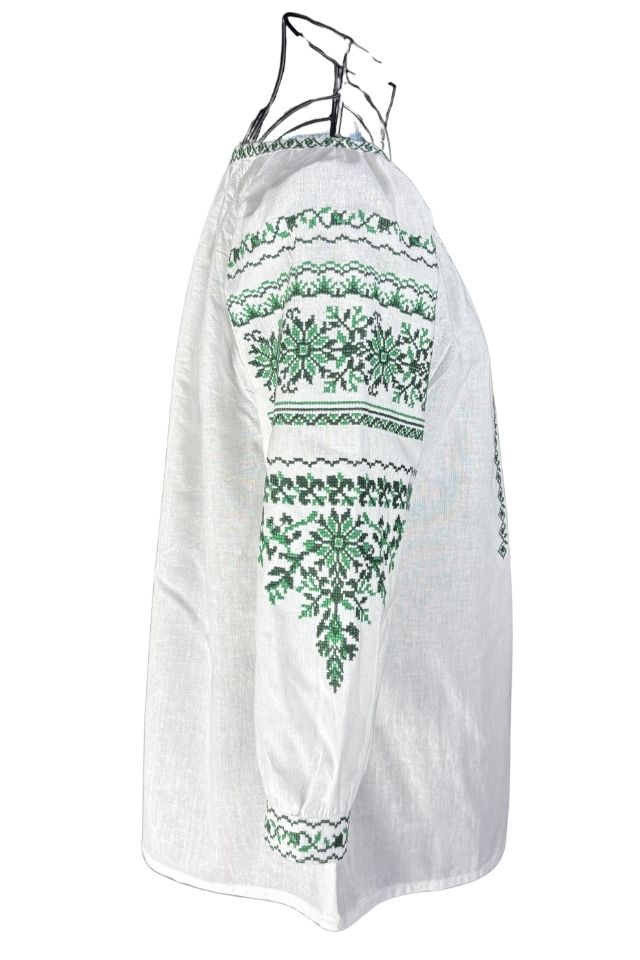 Bluza dama M26 alb/verde