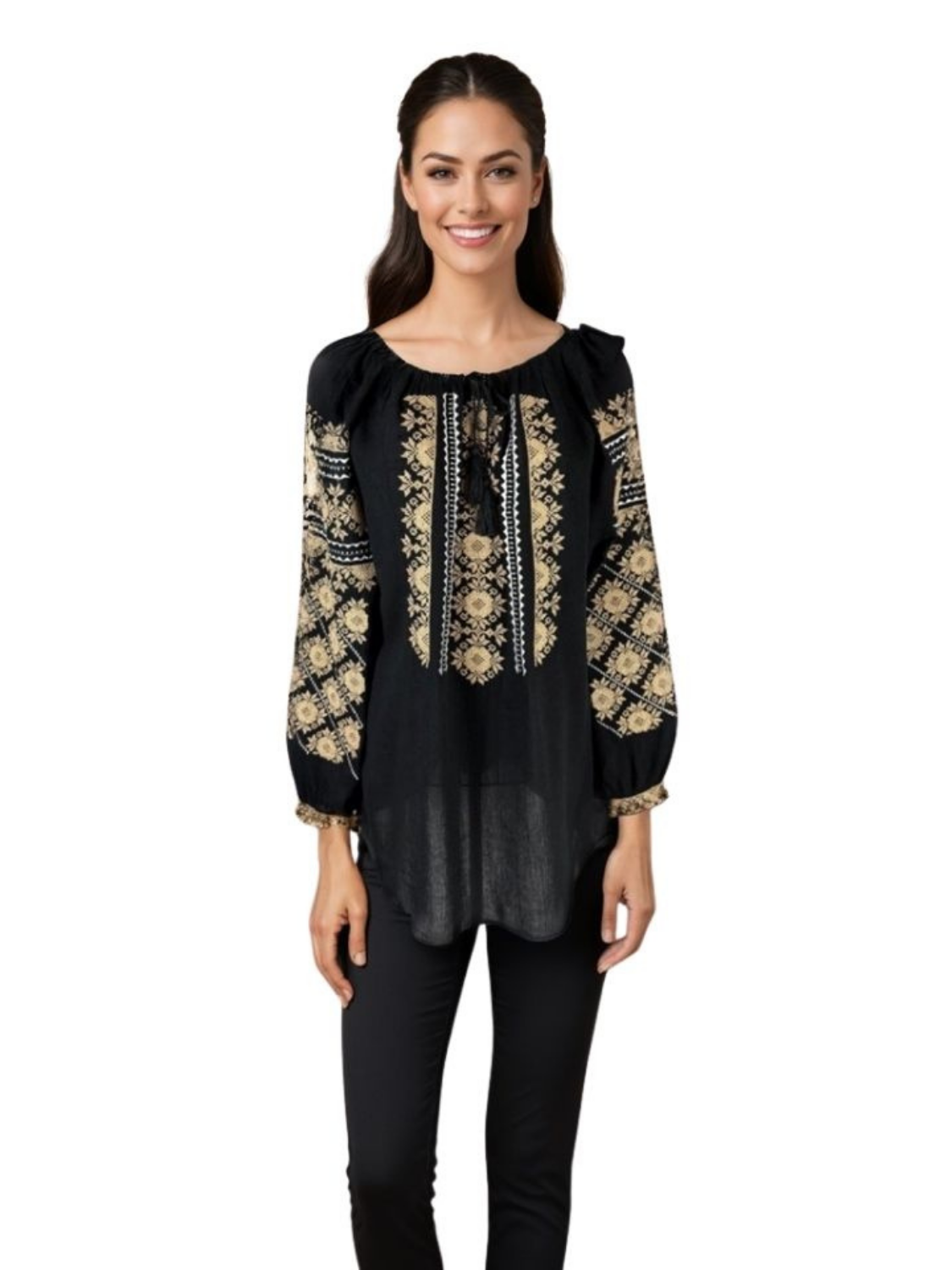 Bluza dama tip ie I26 negru/bej