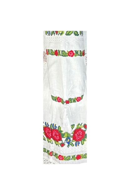 Rochie fete tip costum CPC alb/roz