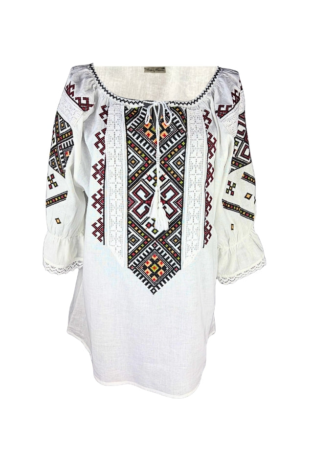Bluza dama SE26F alb/mov