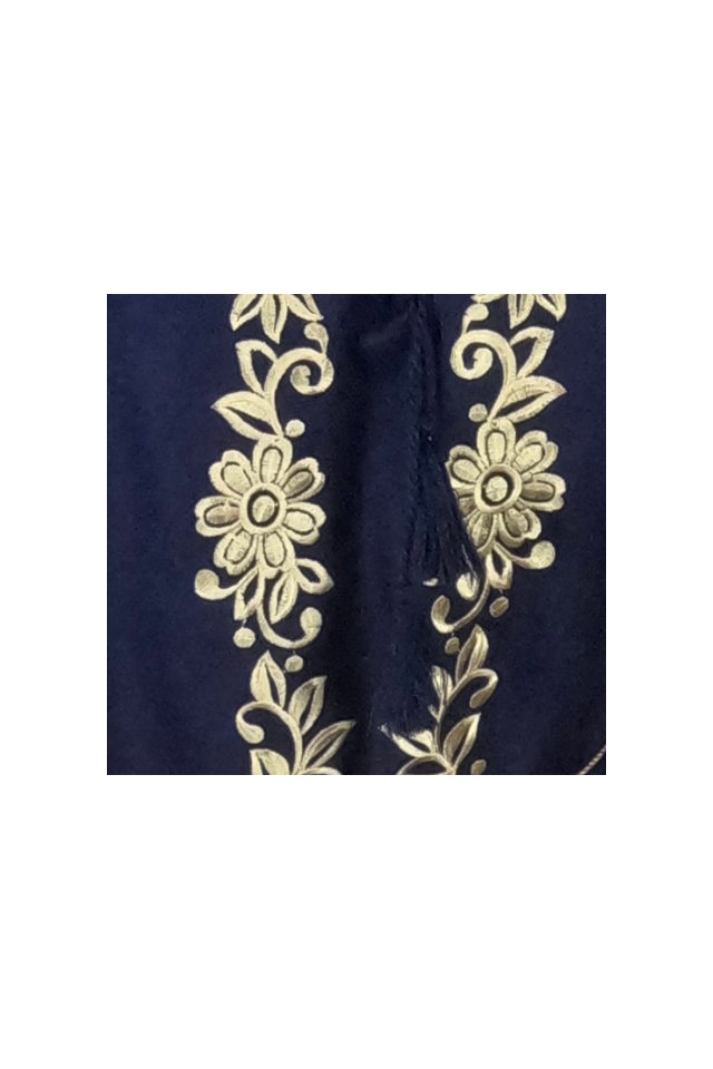 Bluza dama tip ie  R222, albastru/auriu