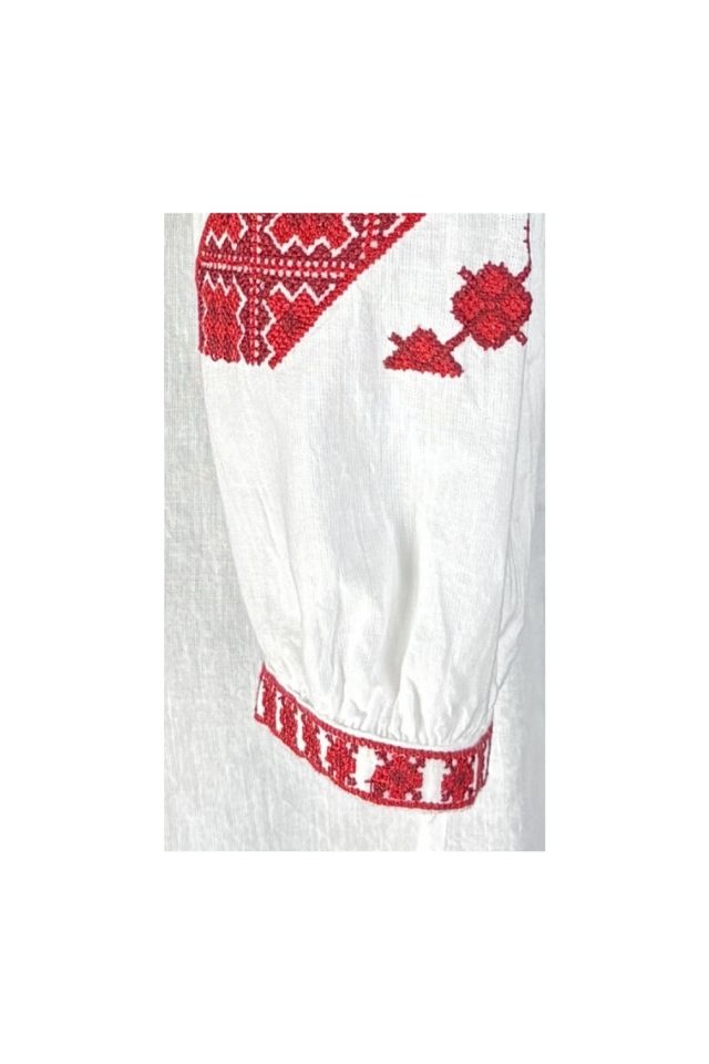 Bluza dama M26 alb/grena