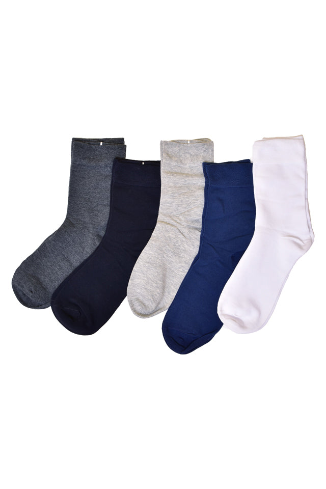 Sosete barbati E, Dacali, set 5 perechi multicolore