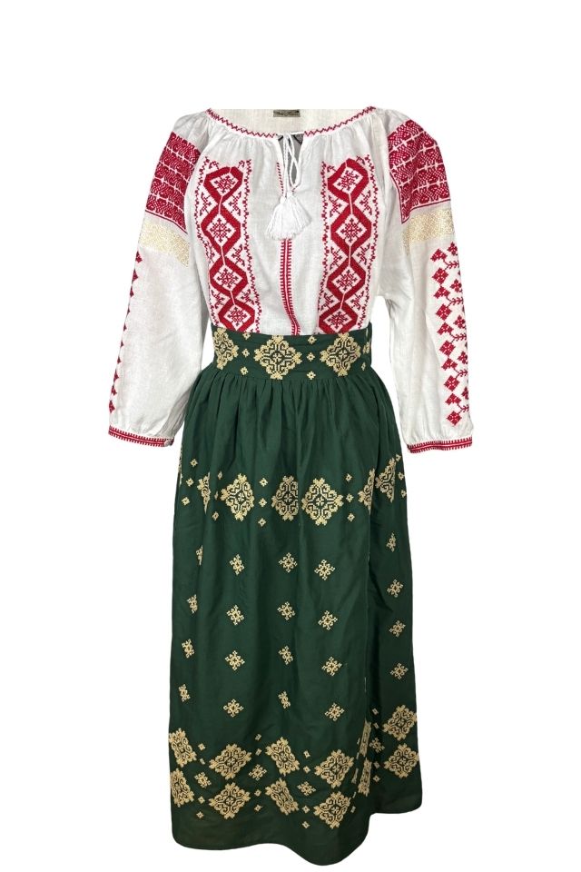 Fusta dama A26 verde