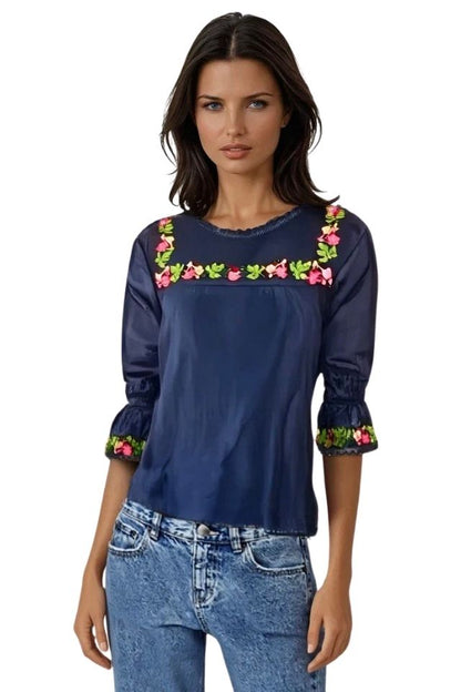 Bluza tip ie dama, ML RB bleumarin