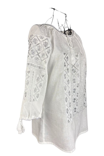 Bluza dama tip ie R256  alb/argintiu