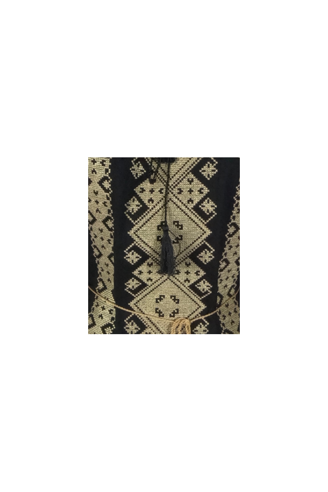 Bluza tip ie dama B23, negru/auriu