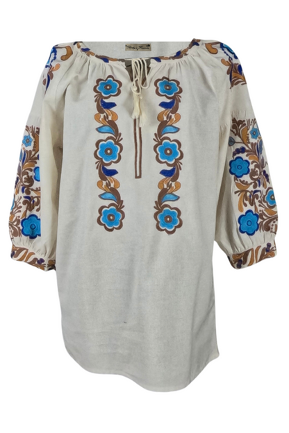 Bluza tip ie dama B2, bej/maro