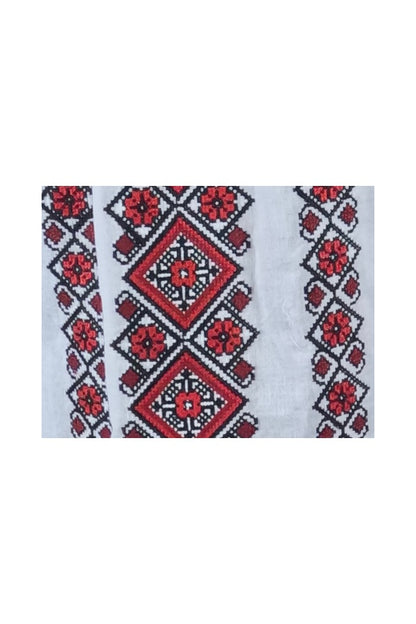 Bluza dama tip ie RD24, alb/rosu bordo