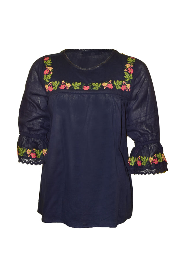 Bluza tip ie dama, ML RB bleumarin
