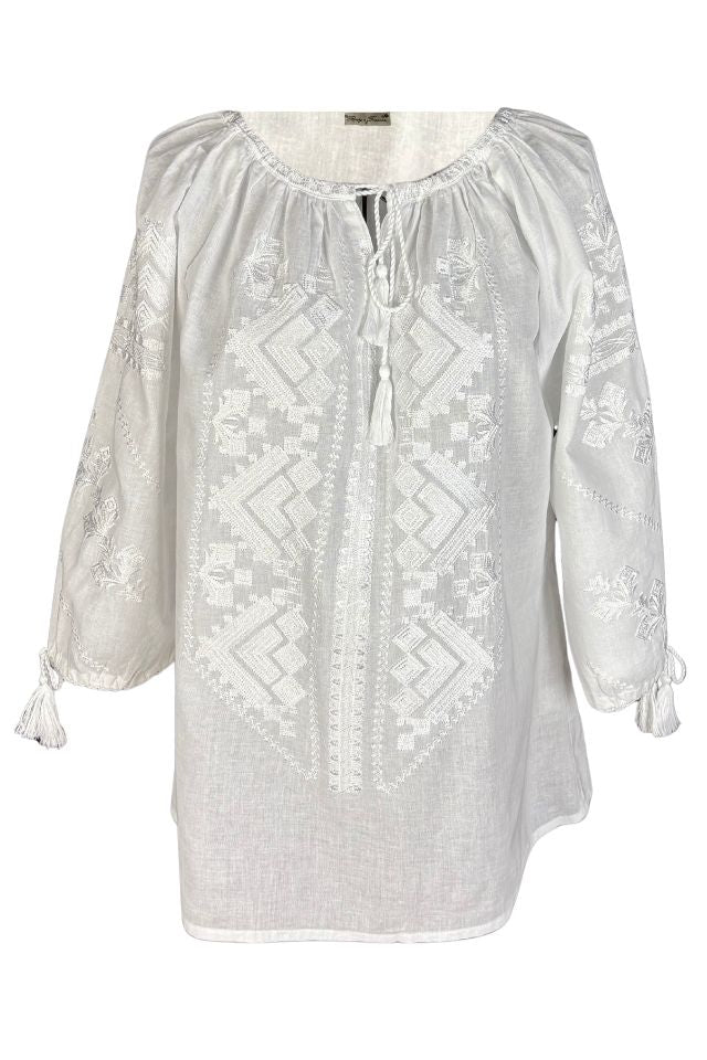 Bluza dama RSL5 alb crystal