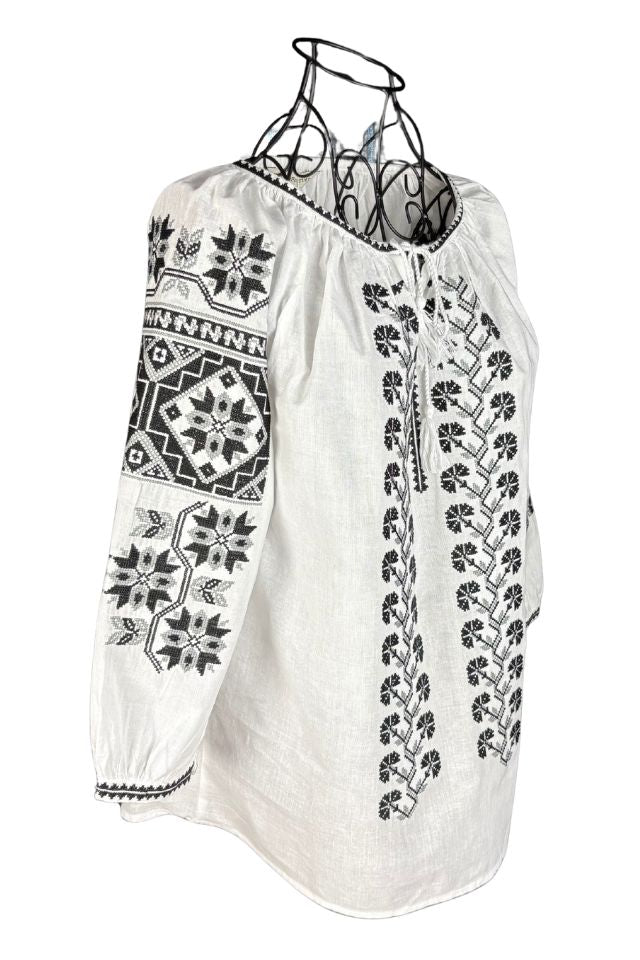Bluza dama RSL5 alb/gri