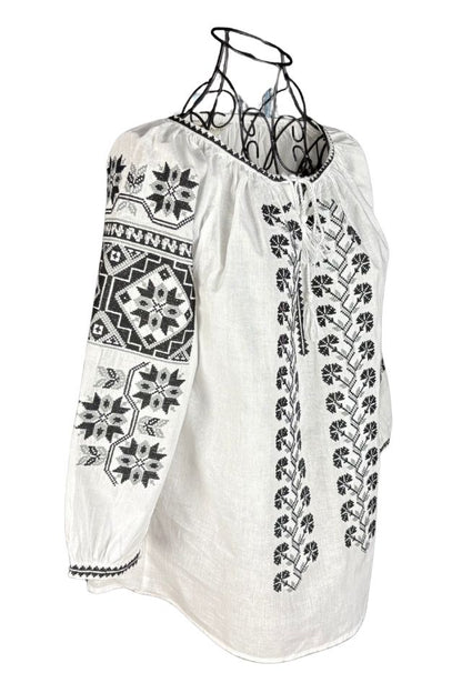 Bluza dama RSL5 alb/gri